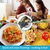 Фильтр силиконовый кухонный фильтр, складной, подходит для всех кастрюль и сковородок, идеально подходит для слива пасты, овощей и фруктов
