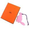 Excellent HERMES Bag charm Petite Ash Beaver Epsom/Togo Pink / Orange Women Used