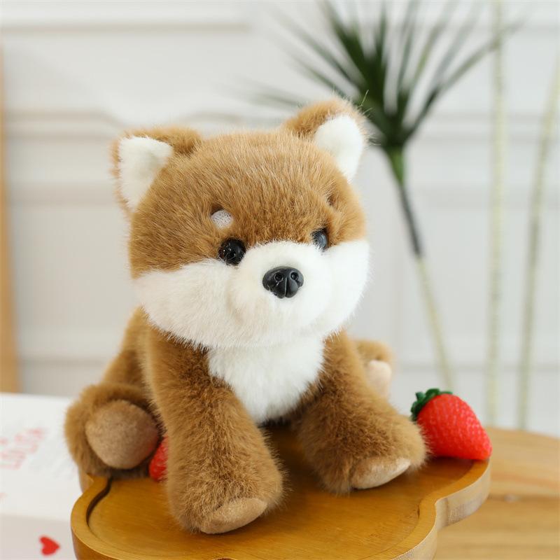 Pocket West Highland Puppy Doll Cute Plush Doll Labrador Soothing Doll Toy