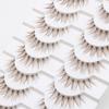 10 Pairs Natural Look Brown False Eyelashes Japanese Cosplay Dramatic Anime Lashes  for Women