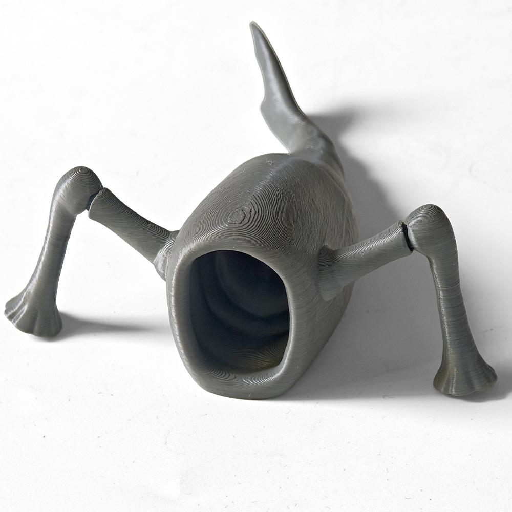 Блуп Морское Чудовище 3D Печатная Гибкая Игрушка-Антистресс – Жуткая Фигурка Глубоководного Существа для Декора Стола и Подарок Коллекционеру Криптидов