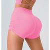 Sports Shorts Yoga Pants Women's High Waist Peach Buttocks Quick-drying Tight Running Fitness Pants Threaded Solid Color Sweatpants