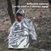 Открытый аварийный плащ, алюминиевая пленка, пончо, холодная изоляция, дождевики, одеяла, дождевик для кемпинга