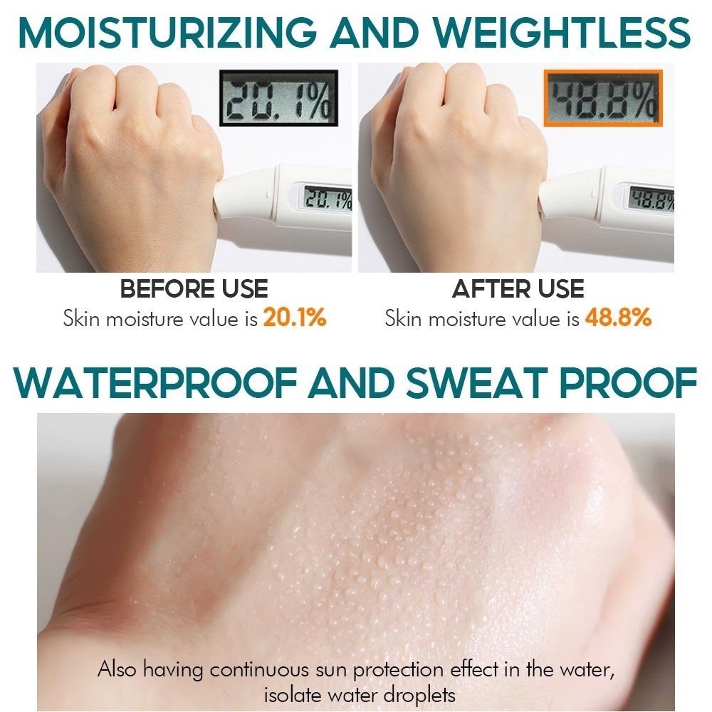 2pcs Whitening Sunscreen SPF50+ UV Protection Sun Screen Moisturizing Brightening Sunblock Skin Care