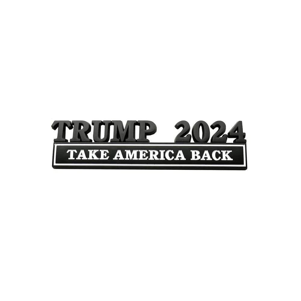 1Pc Car Stickers Trump 2025 Take America Back Car Body Emblem Badge Decor Decal Universal Auto Exterior Styling Accessories