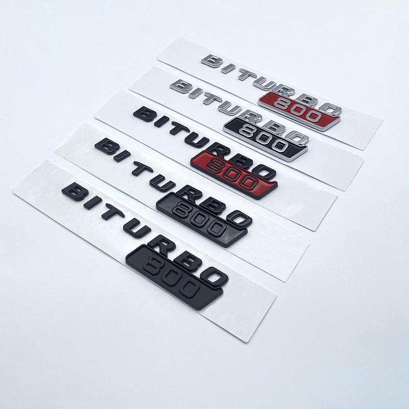 Автомобиль ABS BITURBO 700 800 900 логотип боковое крыло багажника значок эмблема наклейки наклейка для Benz Brabus G Class G700 G800 G900