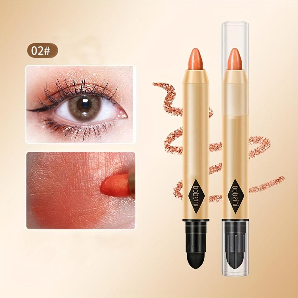 Осветите и подчеркните свои глаза с помощью двусторонней ручки для теней для выделения и контуринга.