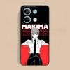 Чехол для телефона 'Chainsaw Makima' для Xiaomi Redmi Note 14 13 12 11 A5 3 2 1 Pro Plus 4G 5G Цветная печать Красивый чехол для смартфона