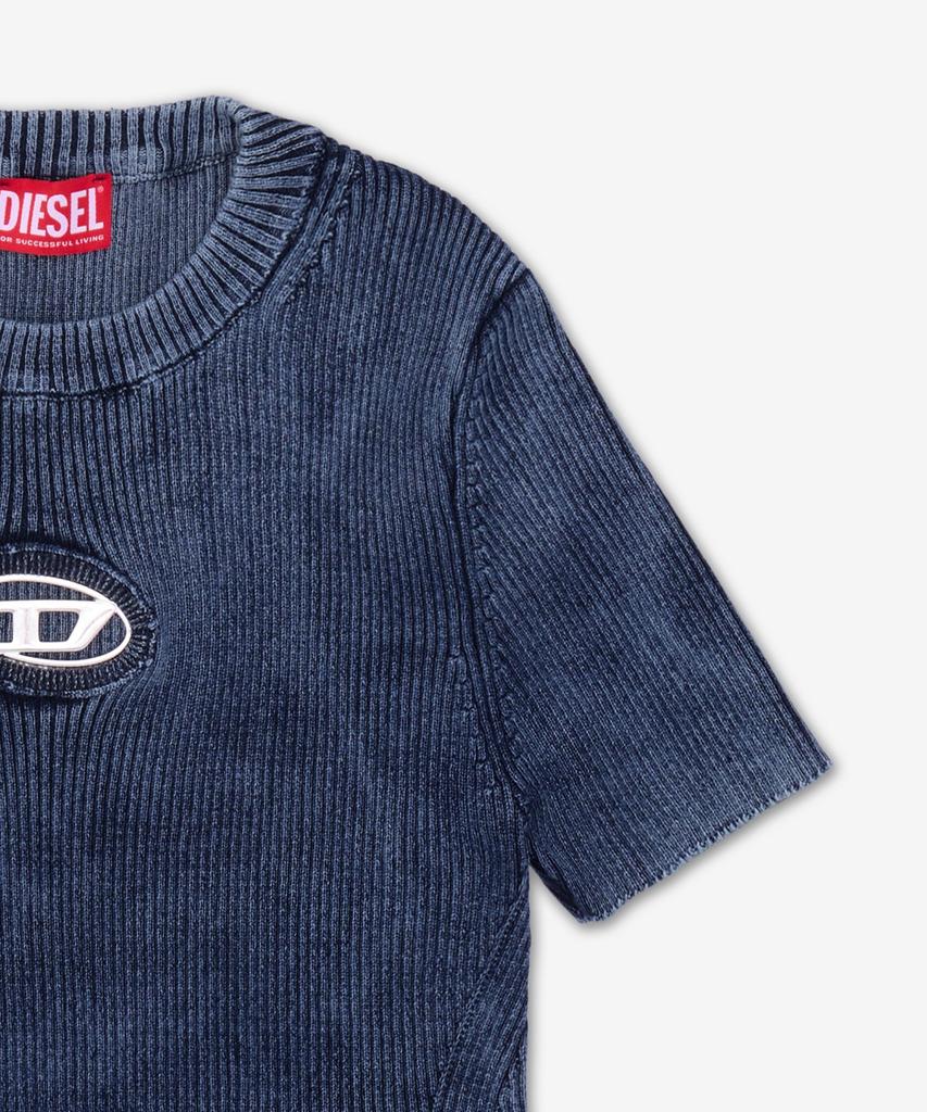 DIESEL M-Encore Ss Short Sleeve Knit - Peacoat Blue / A162490Anah8At