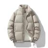 Winter New Men's Korean Style Stand-up Collar Solid Color Thickened Warm Trendy Brand 90 White Duck Down Down Jacket Trendy Couple Fashion Jacket
