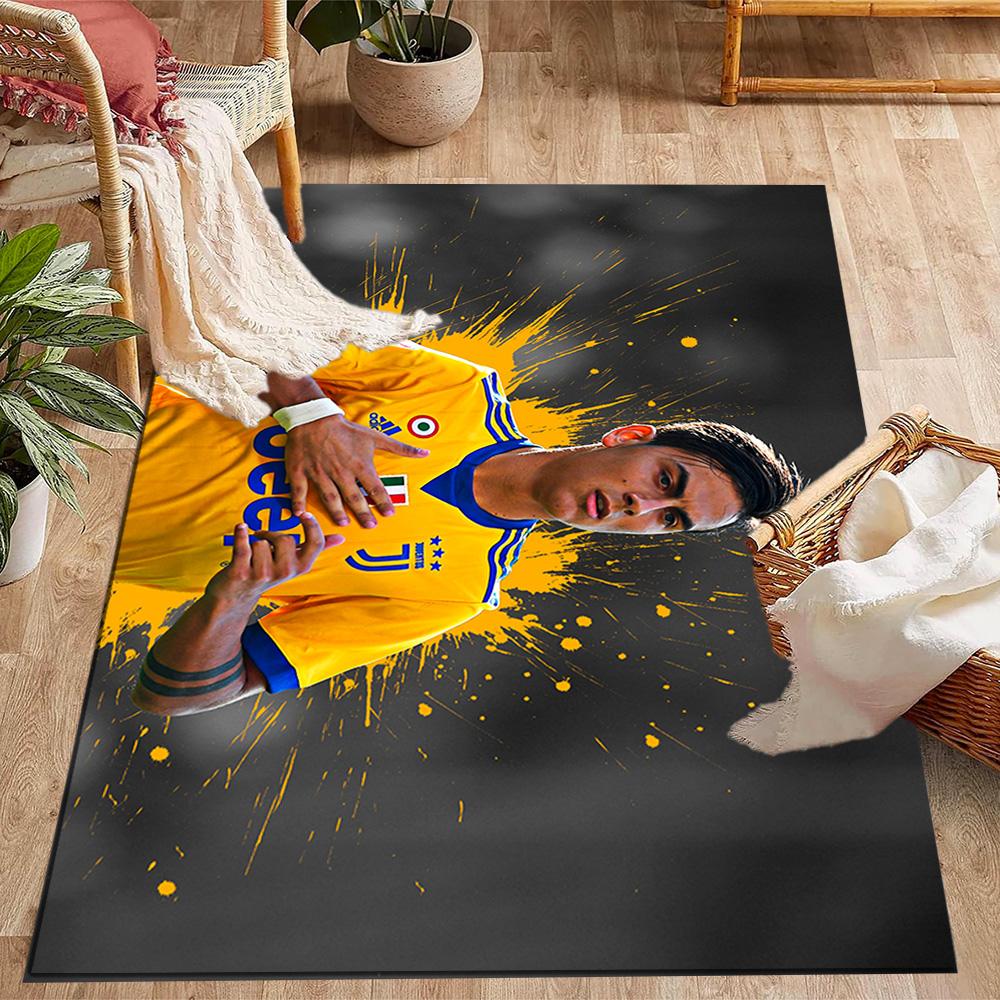 Juventus Player Celebration Floor Mat Design for Outdoor Bedrooms Game Room Playrooms Anti-slip Rug Office home decor