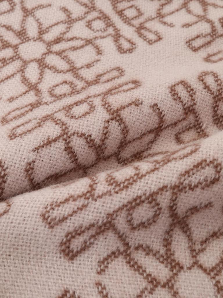 De Apparel FLEUR Monogram Stole Ivory [Maison Fleur] Women's