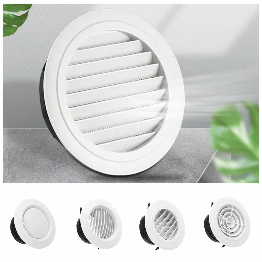 Регулируемый вентиляционный клапан, вытяжной клапан, решетка, белый воздуховод, вентиляционный кожух, кухня, ванна