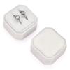 Octagon Square Jewelry Box Velvet Ring Display Box Portable Packing Box  Engagement