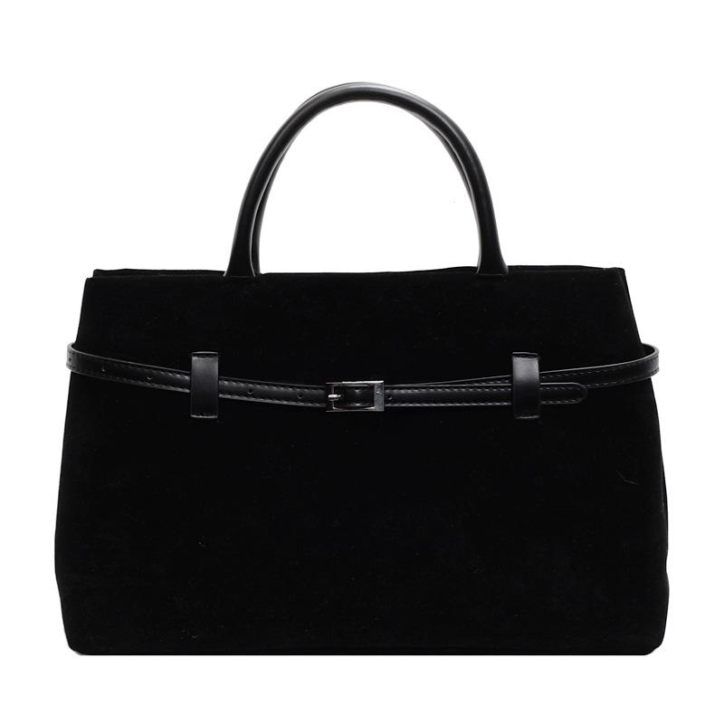 Матовая ретро женская сумка большая вместительная сумка-тоут осень и зима новая повседневная модная универсальная сумка для работы