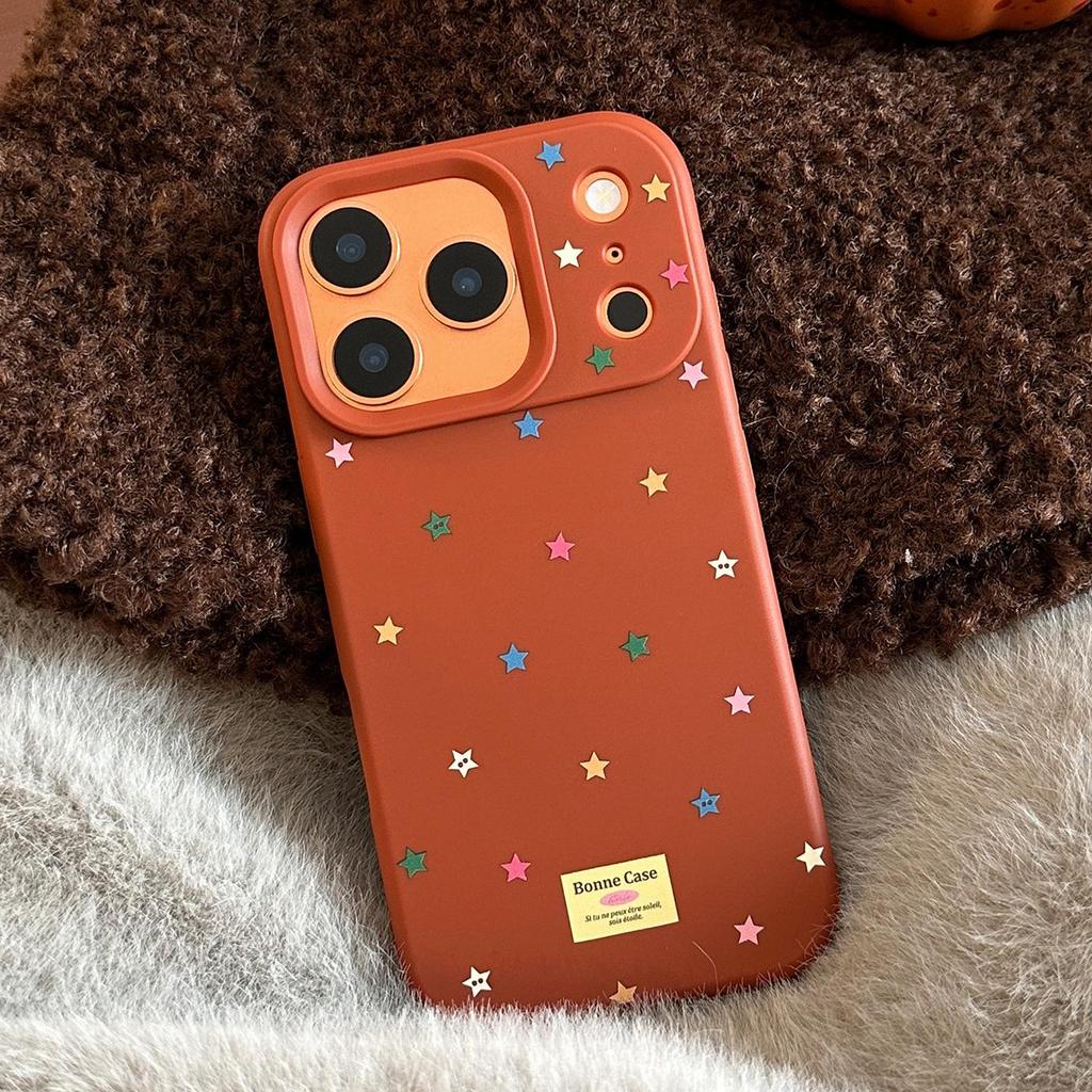 Цветной чехол для телефона со звездами для iPhone 16, iPhone 17 и iPhone 17 Pro Max