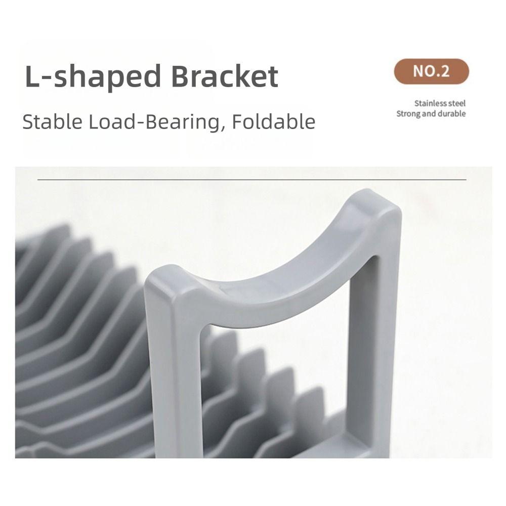 Серая Белая Сушилка для мисок и тарелок Пластиковая Сушилка для посуды Кухонные принадлежности