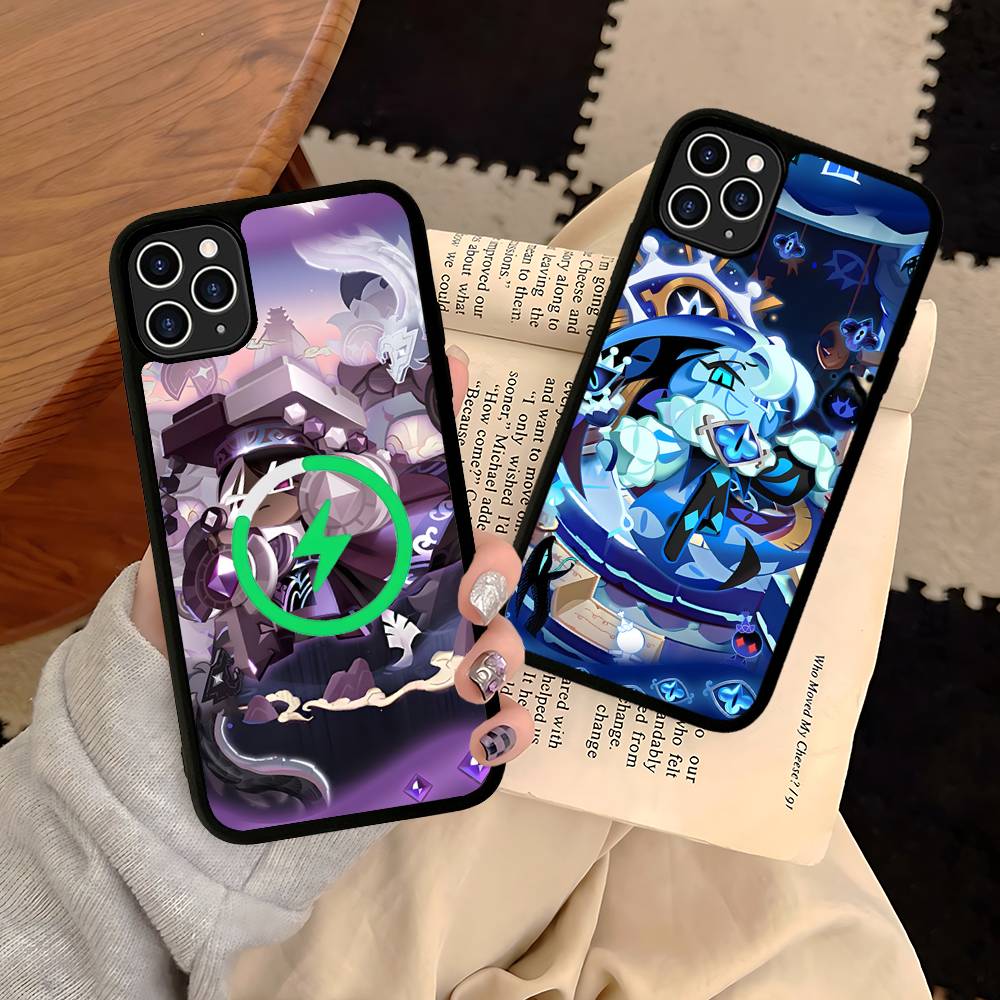 Магнитный беспроводной чехол для телефона Cookie Run Kingdom для iPhone 17 16 15 14 13 12 11 Pro Max Plus Mag Чехол для телефона