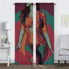 Абстрактные сексуальные девушки затемняющие шторы 2 шт шторы для гостиной занавески Хэллоуин украшения тюль для спальни жалюзи