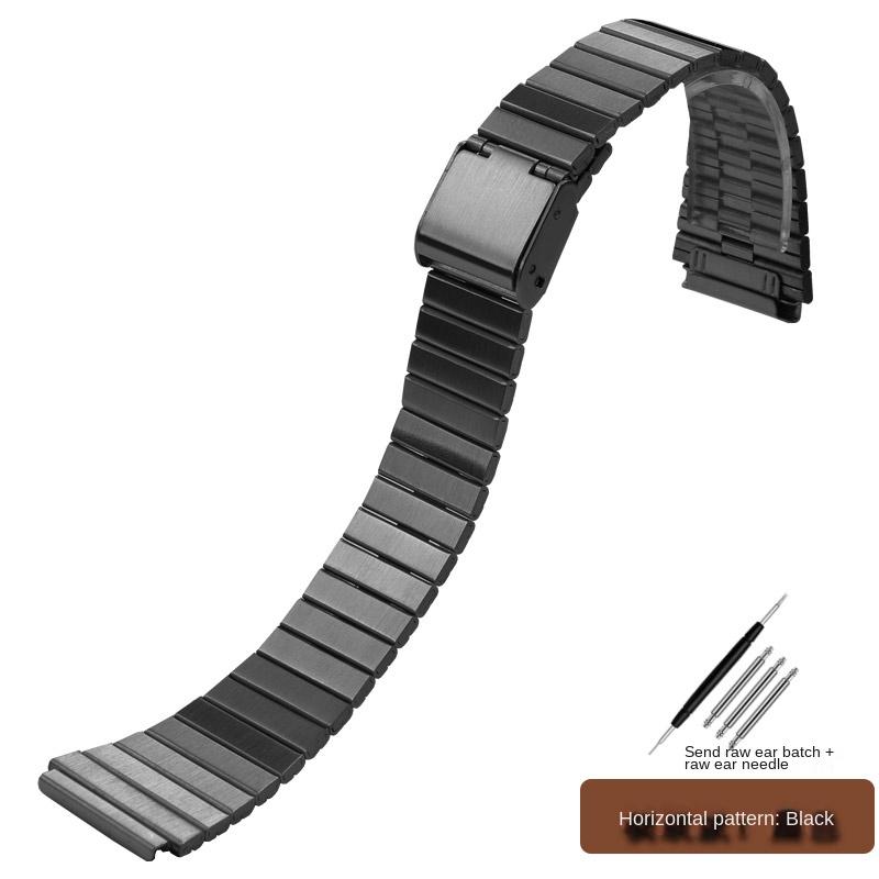 Ретро Маленький Квадратный Металлический Ремешок Для Часов CASIO A159w-n1 A158WA/168 LA670 AE-1200/W-218H/F84 Браслет Нержавеющая Сталь 13 18мм