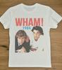 Винтажная футболка WHAM 1984 Джордж Майкл Эндрю Риджли Белая Унисекс S-5XL Унисекс Футболка