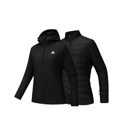 Удобная Модная Простая Повседневная Буква Универсальная Ветрозащитная Водоотталкивающая Теплая Куртка Женская Куртка 962546605-4