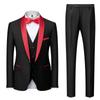 2023 Men's Shawl Collar Tuxedo Three-Piece Suit: Perfect for Grooms, Groomsmen, or Hosting