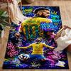Neymar Dreams Football Legend Customizable Name Area Rug Design for Dormitory Kitchen Outdoor Dining Room Antislip Carpet Decorate Offices