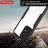 Прозрачный чехол Shelluxe на 360 градусов для всего корпуса (передняя + задняя часть) для Samsung Galaxy A72 A52 A52S A32 A22 A73 A53 A33 A13, силиконовая двусторонняя крышка
