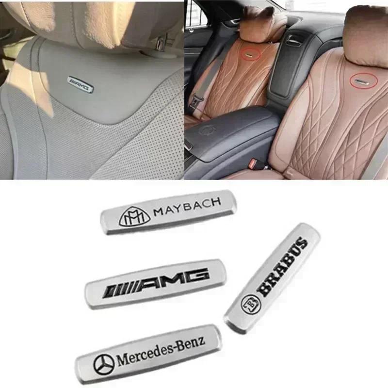 1pcs Seat Sticker Badge Sticker Interior Sticker For Mercedes-benz AMG Maybach Brabus GLB GLC GLE GLS CLS CLA W215 W205 W463 gdo2