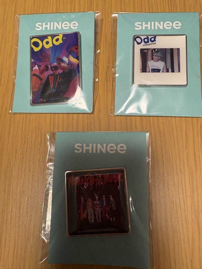 [USED] SHINee Korean Official Goods EPOXY BADGE