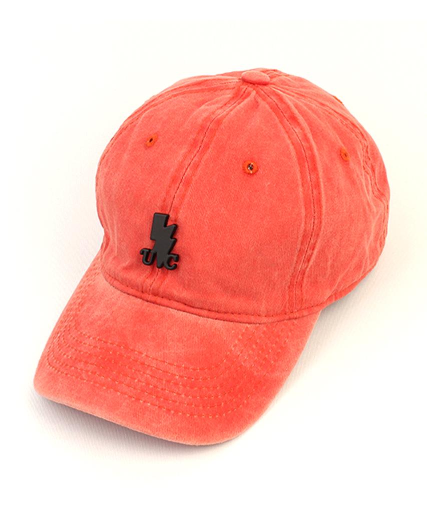 Кепка-бейсболка Yunibeosyeolkemiseuteuli Thunder Pigment Washing Coral