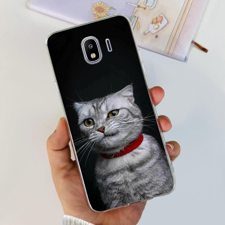 Чехол для Samsung Galaxy J4 2018 SM-J400F Роскошный Прозрачный Силиконовый Мягкий ТПУ Чехол для Телефона Для Samsung J4 Plus J4+ J415F Задняя Крышка Capa