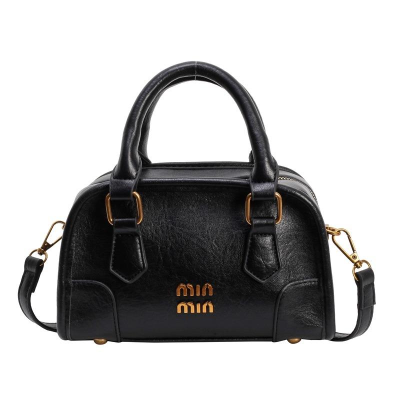 Retro Small Bag Women's New High-end Versatile Commuter Messenger Bag Fashionable Portable Small Square Bag