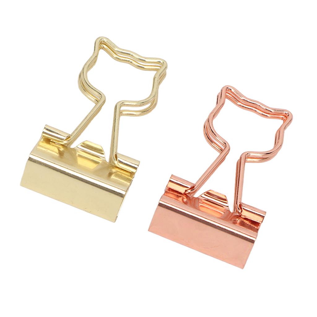 100 шт. зажимов для кошек для студентов, 2 цвета, сильная зажимная сила, нержавеющий металлический офисный зажим