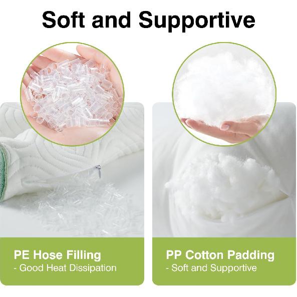 Toddler Pillow 2-6 Year Old,PP Cotton Kids Pillow for Sleeping,Partially Filled PE Hose,Supports Cervical Vertebrae,Kids Pillow for Side Sleeper,