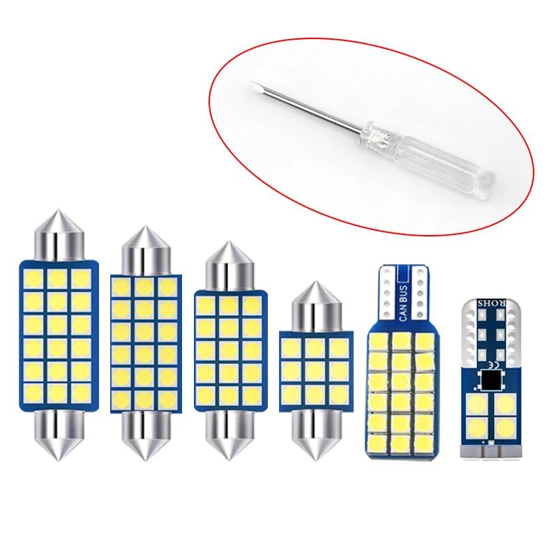 Для Seat Leon 2 3 MK2 MK3 1P 5F FR 5F1 5F5 5F8 Автомобильные светодиодные лампы Салонная купольная лампа Перчаточный ящик Подсветка номерного знака Подсветка багажника Аксессуары