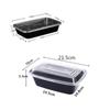 5Pcs/set Large Capacity Disposable Food Containers Plastic Lunch Box Creative Fridge Storage Boxes
