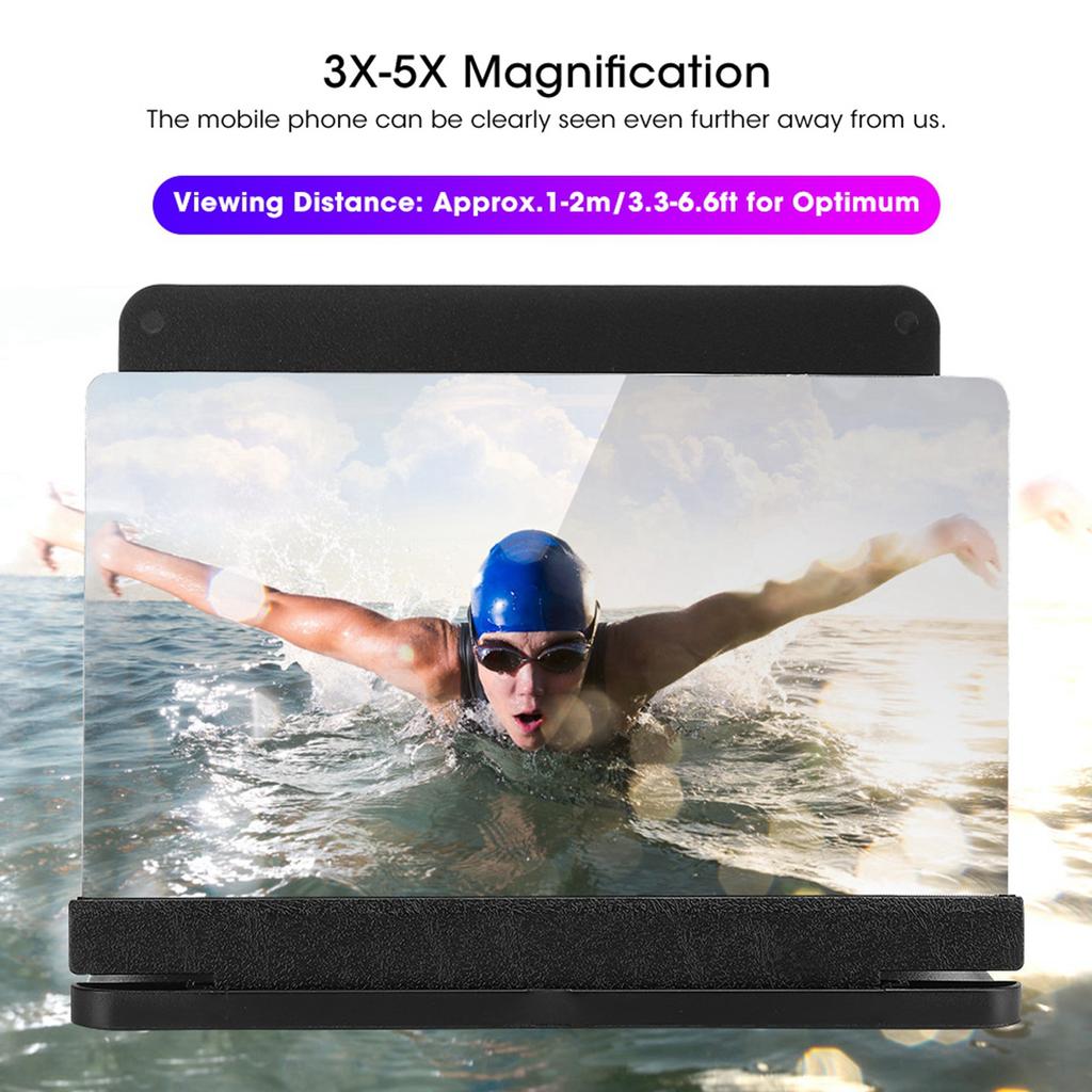 10-дюймовый HD тонкий складной мобильный телефон видео усилитель экранная лупа подставка