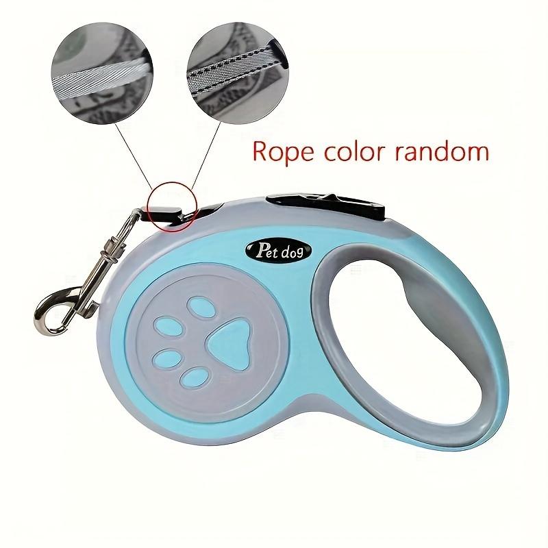 Поводок-рулетка для собак, прочный нейлон, управление одним нажатием, идеально подходит для прогулок на свежем воздухе и путешествий с мелкими и средними домашними животными.
