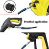 High Pressure Washer Hose Woven Steel Wire Rubber Car Electric Power Washer Extension Hose Replacement for K2 to K7 20m / 65.62ft