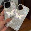 Акриловая задняя панель и ТПУ бампер для iphone Air 18 Pro Max 17 Pro XR 13 12 16 Plus 11 15 14 XS Max Цветной бабочка и фейерверк hone Чехол Ударопрочный чехол