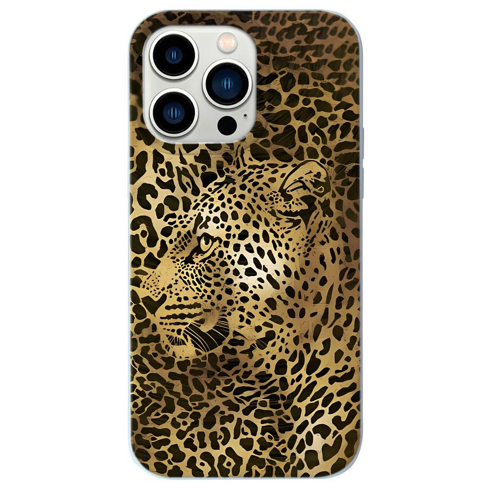 Чехол для телефона iPhone 17 Max 12 15 Pro Max 16 16e 11 Pro 14 Pro 13 Plus Модный Гепард Роскошный Матовый Чехол