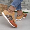 Женская обувь с леопардовым принтом, роскошные брендовые кроссовки для ходьбы на открытом воздухе, легкие дизайнерские кроссовки на платформе, новые зимние повседневные кроссовки