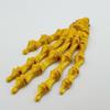 Брелок Yousheng в виде скелетной руки, с подвесной цепочкой, 3D-печатное украшение, дизайн с подвижными суставами, череп, ладонь, игрушка для снятия стресса на Хэллоуин