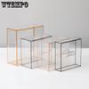 10pcs Transparent Packaging Boxes Clear Plastic Portable Foldable Cake Boxes Durable Presentation Boxes for Candy and Desserts