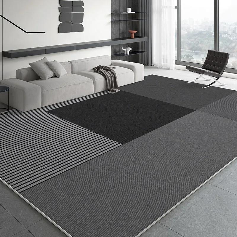 High-End Grey-Toned Carpet - Dirt-Resistant And Slip-Resistant For Living Room Floor Mat, Bedroom Carpet, Home Decoration