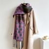 NEW Luxury Brand Women Simple Solid Cashmere Scarf Fashion Universal Winter Warm Shawl Pashmina Tassel Blanket Scarves