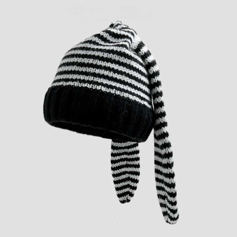 Long Ear Rabbit Ears Hat Keep Warm Ear Protection Hat New Crochet Knitted Hat Autumn Winter