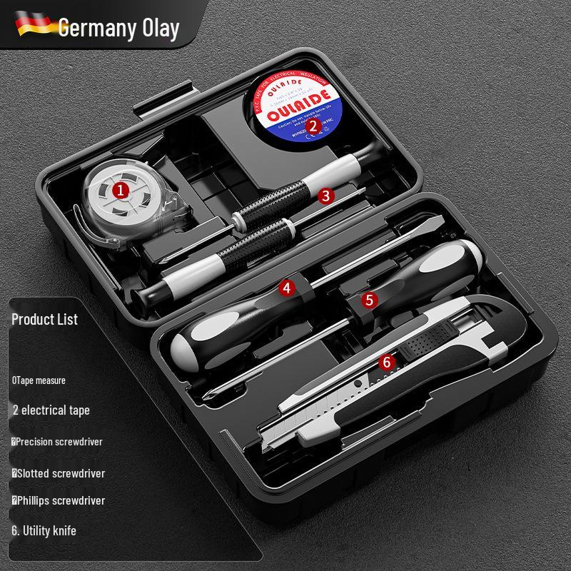 Универсальный набор бытовых инструментов для ремонта: Деревообработчик и Автомобильный Многофункциональный Ящик для Инструментов